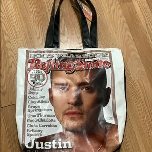 Justin Timberlake canvas bag